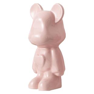 卡通爱心熊公仔暴力熊客厅电视柜酒柜陶瓷摆件家居轻奢桌面装饰品