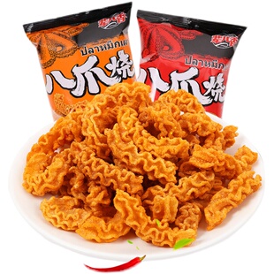 辈儿香网红八爪烧锅巴小包装8090后怀旧儿时膨化解馋磨牙小零食