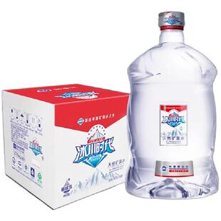 蓝剑冰川时代天然矿泉水大桶装家用办公饮用水整箱批发泡茶水5L