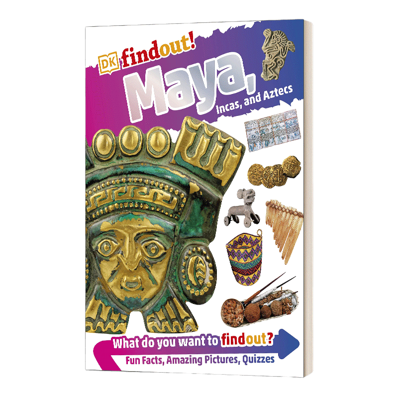 英文原版 DKfindout Maya Incas and Aztecs DK发现系列 玛雅人 印加人和阿兹特克人 英文版 进口英语原版书籍儿童图书