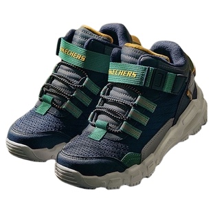 斯凯奇儿童二棉鞋加厚加绒男童保暖抓地户外运动鞋