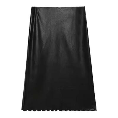 IMMI女士PU花边半身裙