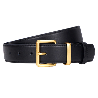 头层牛皮高级感针扣皮带男女款