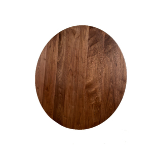 北美黑胡桃木纯实木圆桌面板餐桌台面单独家用桌板原木圆形可折叠