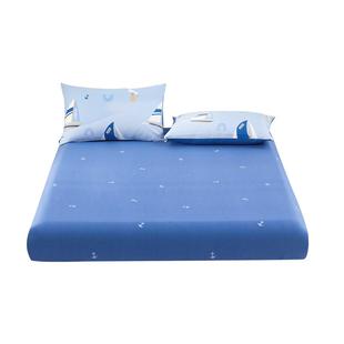 水星家纺抑菌儿童床笠单件母婴A类全棉卡通床垫保护罩床品