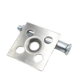 瓷砖干挂扣件岩板石材背景墙挂墙防脱落点挂件固定配件平底板铁片