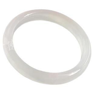 白月光冰种玉髓手镯荔枝冻玛瑙女然高冰翡翠新中式送女友石韵轩