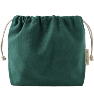 中号 立体束口包女大容量 抽绳帆布化妆收纳袋防尘菜篮子内胆包包