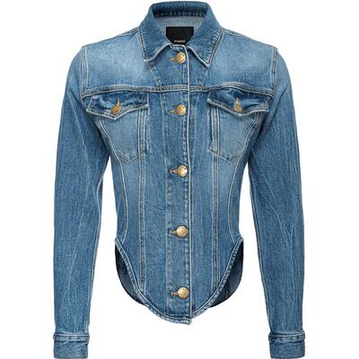 女装束身衣款牛仔外套