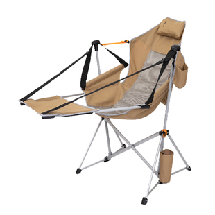 KingCamp户外摇椅便携式露营吊椅休闲椅午睡椅铝合金折叠搁脚摇椅