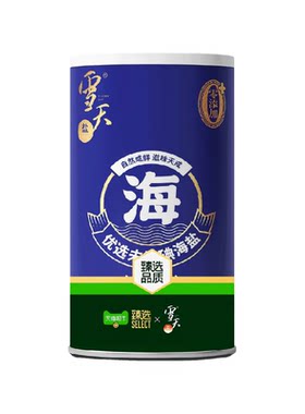 雪天盐未加碘海盐300g
