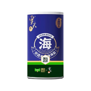 雪天盐优选未加碘海盐不含抗结剂家用调味品300g