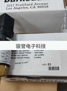 议价425H3-06-Q2 TC9622-2-Z27巴士德Barksdale压力开关全新原装