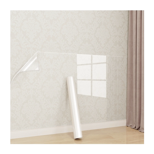 墙布保护膜壁布专用无痕贴防水墙纸防踢防猫抓壁纸墙面防脏保护贴