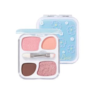 HOLD LIVE嘭嘭魔法卧蚕粉盘四色小眼影新手提亮珠光下至综合盘