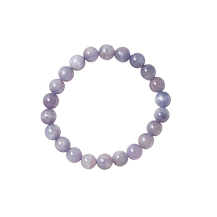 工厂福利款 天然水晶梦幻紫锂辉圆珠手链 女款水晶锂辉石手串饰品