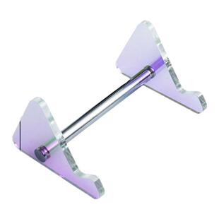 薄荷糖 键盘展示支架 亚克力透明白/炫彩 单层机械键盘收藏置物架