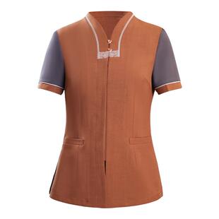 衣研堂房嫂工作服酒店服务员宾馆售楼部客房民宿阿姨保洁短袖女夏