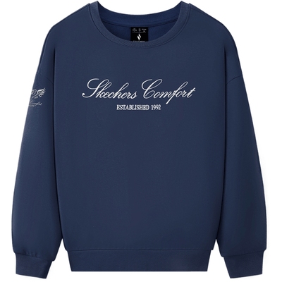 马年系列丨SKECHERS斯凯奇男女运动休闲套头衫卫衣L126U011-002Z