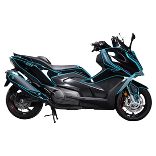 适用23款光阳AK550贴纸隐形车衣TPU大灯尾灯车身保护贴膜改装配件