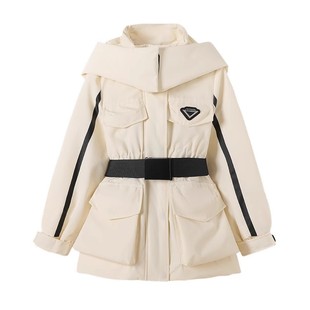 媛媛公主女童羽绒服2025冬新款儿童收腰外套中大童冬装女孩滑雪服