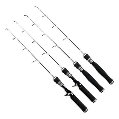 C款直柄外贸冰钓竿Ice fishing冬钓杆冰上钓鱼筏钓硬软扁稍EVA把