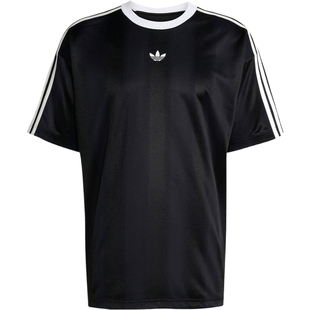 adidas阿迪达斯三叶草男子JACQUARD运动休闲短袖T恤JW5876
