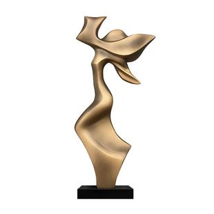 现代家居抽象雕塑摆件酒店大堂落地装饰别墅客厅玄关高档工艺品