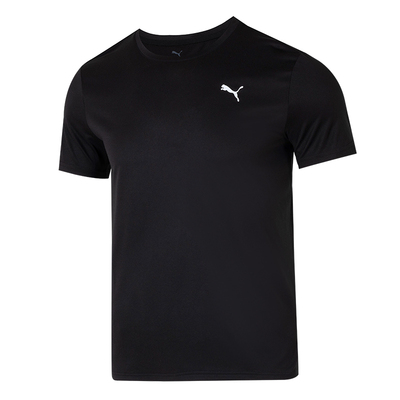 彪马运动T恤男款2025冬季新款透气速干跑步运动训练短袖T恤527344