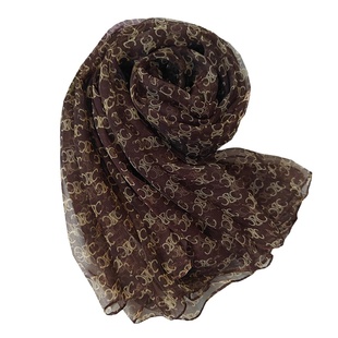 丝巾女2025新款妈妈洋气时尚防晒纱巾桑蚕丝春秋百搭长款真丝围巾