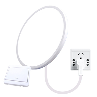 无线遥控吸顶灯直插式自粘随意贴免布线免安装免打孔浴室阳台