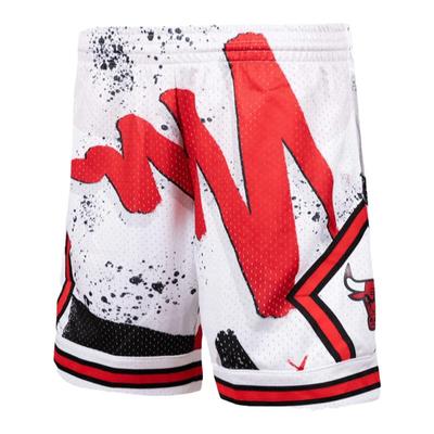 MN复古球裤公牛队运动休闲