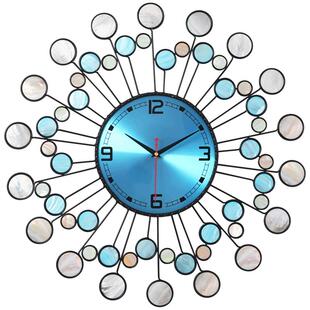 普赛克2026新款客厅挂钟意式风钟表挂墙时钟高颜值创意法式复古风