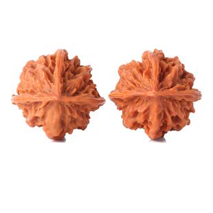 四棱秋子文玩核桃把件盘玩四道筋异形小尺寸手捻迷你手把玩件古玩