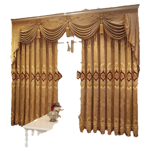 定制欧式客厅高端大气卧室窗帘遮光2025新款纱帘奢华绍兴柯桥厂家