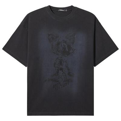 卡宾短袖宽松【纯棉】T恤像素风