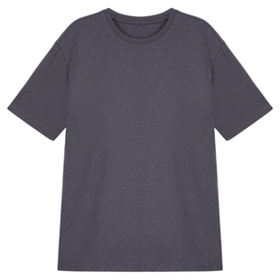 pusumede休闲Time~圆领宽松短袖t恤女松紧腰直筒半身裙慵懒套装