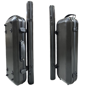 艺鸣乐器 4/4-3/4超轻碳纤维小提琴方盒 航空登机箱 弓盒可拆卸