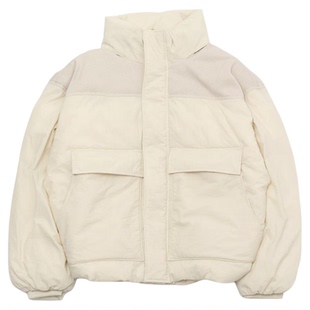 niko and ...外套女2025冬季新款大口袋拼接保暖厚外套棉服569431