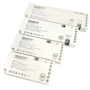 LED超薄衣厨柜橱柜展柜灯具专用电源6位杜邦变压器24W36W60WDC12V