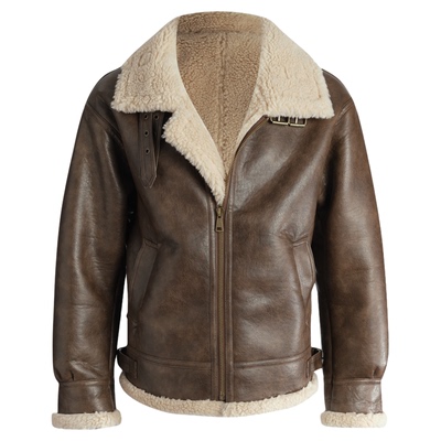 平圆方中皮毛一体外套