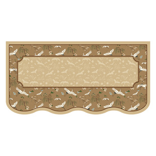 冉忆新中式沙发垫秋冬冬季异形红木实木固定防滑沙发坐垫盖布苍松