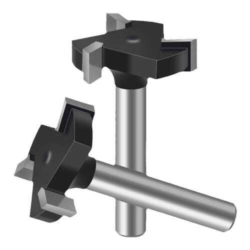 1/4柄6柄三刃T型刀槽口刀开槽刀木工铣刀拉槽铣刀T型榫刀木工铣刀