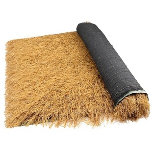 仿真茅草屋顶隔热防水毛草稻草凉亭庭院装饰假瓦造景塑料地毯民宿