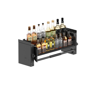 单层吊柜升降拉篮下拉式拉篮厨房橱柜上下缓冲伸缩升降调味料拉篮