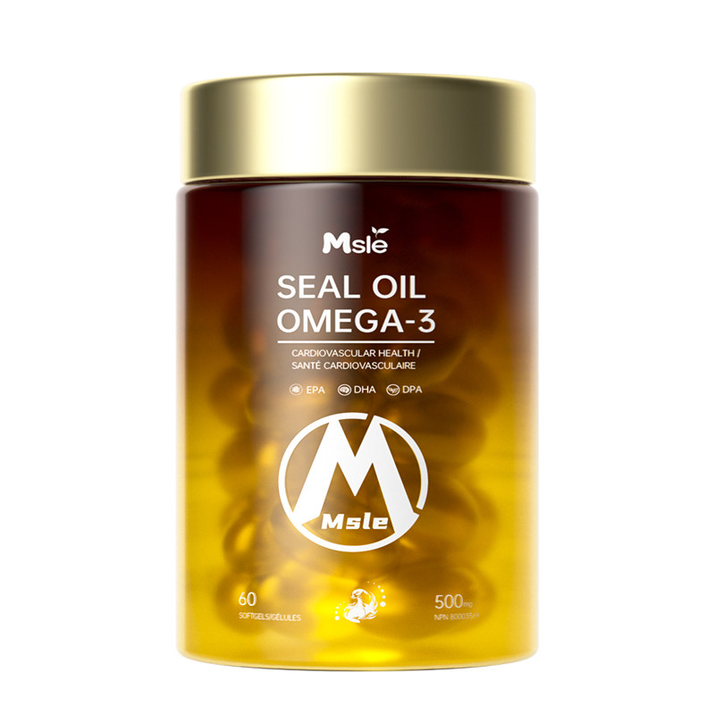 Msle美斯乐海豹油高纯度Omega3心血管成人非磷虾油升级鱼油软胶囊