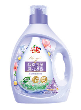 洁劲100魔力爆香洗衣液MES/2.5kg除菌衣物适用持久留香