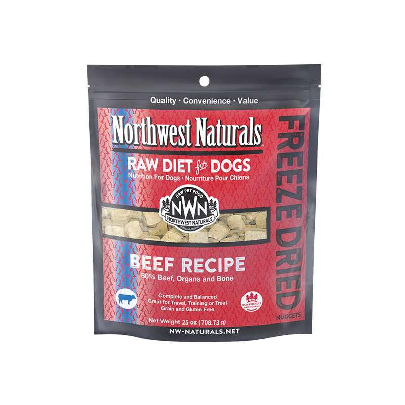 Northwest Naturals大西北冻干肉饼狗主食牛肉配方进口宠物犬狗粮