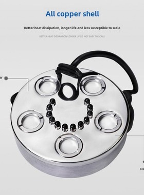 景观喷雾器起雾器造雾器三5头彩灯雾化头大雾量盆景假山流水起雾