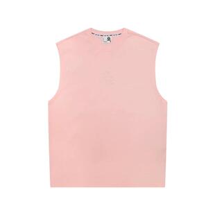 Aape旗舰店男装春夏浮雕字母印花纯色舒适凉感休闲背心1861XXQ
